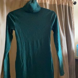 Turtleneck mini dress